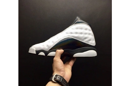 414571-115 AIR “BARONS JORDAN 13 HOLOGRAM” WHITE RETRO MENS GREY 1013